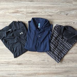🚩SOLD🚩Bundle of 3 2XL Athletic (Golf) Polos